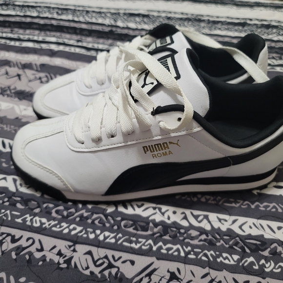 PUMA Men's Roma Sneaker  Sz 6.5 Women's 8 no box EUC - Picture 4 of 6
